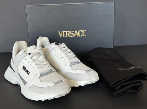 Versace Low Top Women's White Sneakers 11 US (41 Euro) 1011941 Italy NIB $825