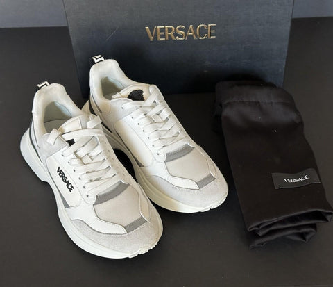 Versace Low Top Women's White Sneakers 11 US (41 Euro) 1011941 Italy NIB $825