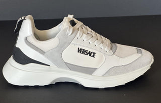 Versace Low Top Women's White Sneakers 11 US (41 Euro) 1011941 Italy NIB $825