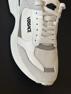 Versace Low Top Women's White Sneakers 11 US (41 Euro) 1011941 Italy NIB $825