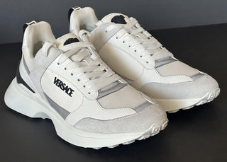 Versace Low Top Women's White Sneakers 11 US (41 Euro) 1011941 Italy NIB $825