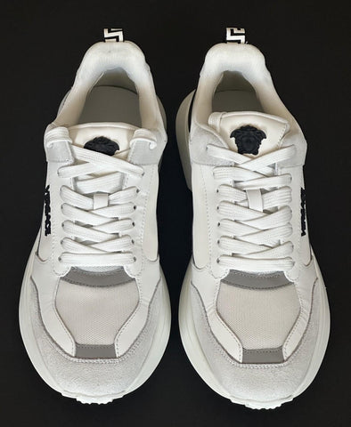 Versace Low Top Women's White Sneakers 11 US (41 Euro) 1011941 Italy NIB $825
