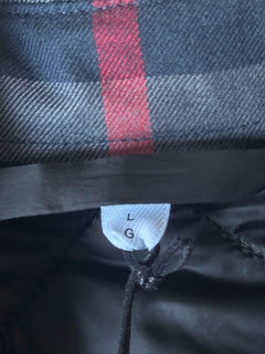 Burberry Forres Men’s Navy IP Check Cotton Jacket 8084188 L (Fits XL) NWT $1350