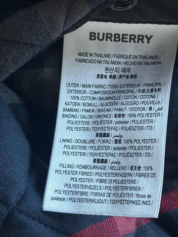 Burberry Forres Men’s Navy IP Check Cotton Jacket 8084188 S (Fits M) NWT $1350