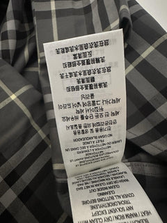 Burberry Men’s Seal Grey IP Check Dress Shirt Large 8092897 NWT $650