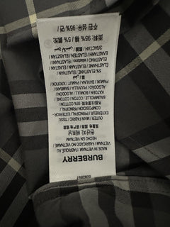Burberry Men’s Seal Grey IP Check Dress Shirt Large 8092897 NWT $650