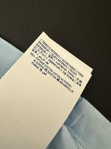 Versace Women's Silver Medusa Light Blue Jersey T-Shirt 4 (38 Euro) 1016967 NWT