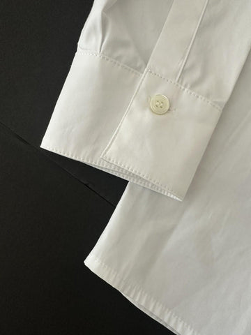 Versace Women’s Informal Long Sleeve Shirt White 8 US (42 Euro) 1019238 NWT