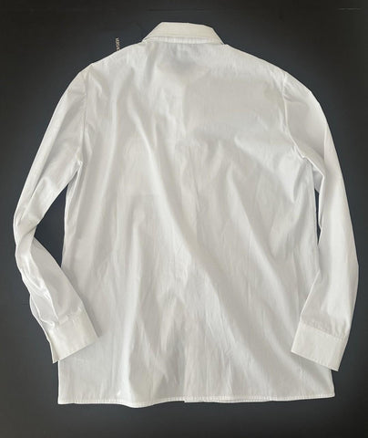 Versace Women’s Informal Long Sleeve Shirt White 8 US (42 Euro) 1019238 NWT