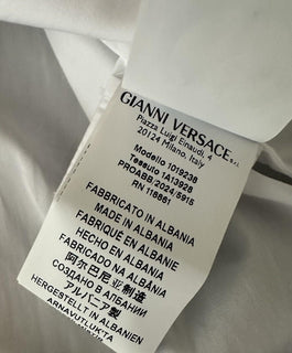 Versace Women’s Informal Long Sleeve Shirt White 8 US (42 Euro) 1019238 NWT