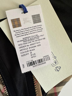 Burberry Women’s Elyssa Check Black Sleeveless Top M 8104294 NWT $435