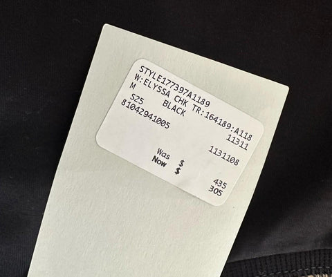 Burberry Women’s Elyssa Check Black Sleeveless Top M 8104294 NWT $435