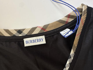 Burberry Women’s Elyssa Check Black Sleeveless Top M 8104294 NWT $435