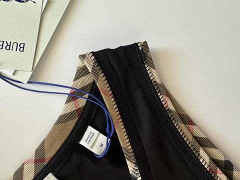 Burberry Women’s Elyssa Check Black Sleeveless Top M 8104294 NWT $435