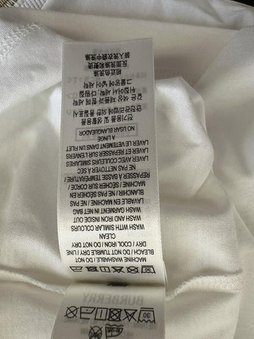 Burberry Women’s Elyssa Check White Sleeveless Top M 8104295 NWT $435