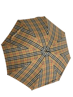 Burberry Waterloo Archive Beige Check Walking Umbrella 80777071 NWT $690