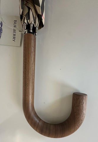 Burberry Waterloo Archive Beige Check Walking Umbrella 80777071 NWT $690