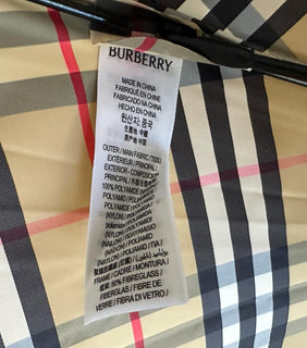 Burberry Waterloo Archive Beige Check Walking Umbrella 80777071 NWT $690