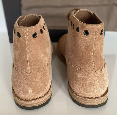 NIB $890 Bottega Veneta Dahlia Brown Suede Ankle Boots 11 US (44 Euro) 512162 IT