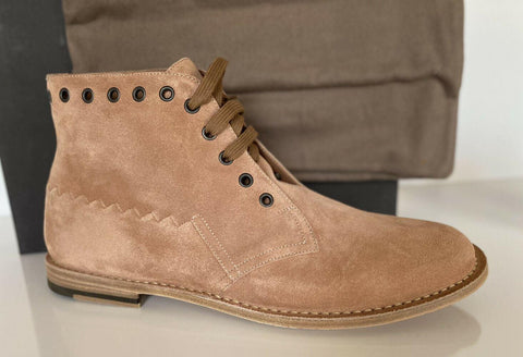 NIB $890 Bottega Veneta Dahlia Brown Suede Ankle Boots 11 US (44 Euro) 512162 IT