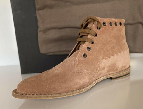 NIB $890 Bottega Veneta Dahlia Brown Suede Ankle Boots 11 US (44 Euro) 512162 IT
