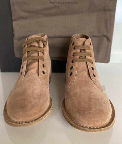 NIB $890 Bottega Veneta Dahlia Brown Suede Ankle Boots 11 US (44 Euro) 512162 IT