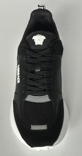 Versace Medusa Men’s Black Sneakers 14 US (47 Euro) 1011942 IT NIB