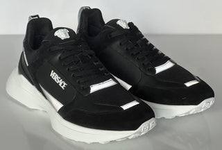 Versace Medusa Men’s Black Sneakers 14 US (47 Euro) 1011942 IT NIB