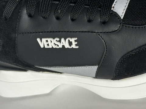 Versace Medusa Men’s Black Sneakers 14 US (47 Euro) 1011942 IT NIB