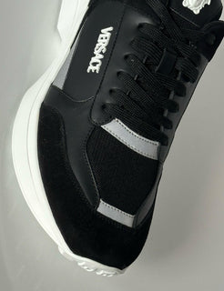Versace Medusa Men’s Black Sneakers 14 US (47 Euro) 1011942 IT NIB