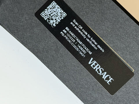 Versace Medusa-Buckle Reversible Leather Black/Brown Belt 90 (36) 1010325 NWT