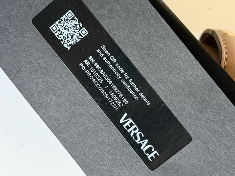 Versace Medusa-Buckle Reversible Leather Black/Brown Belt 115 (46) 1010325 NWT