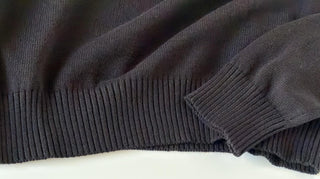 Versace Medusa Embroidered Knit Sweater Black 42 US (52 Eu) 1011884 NWT $1300