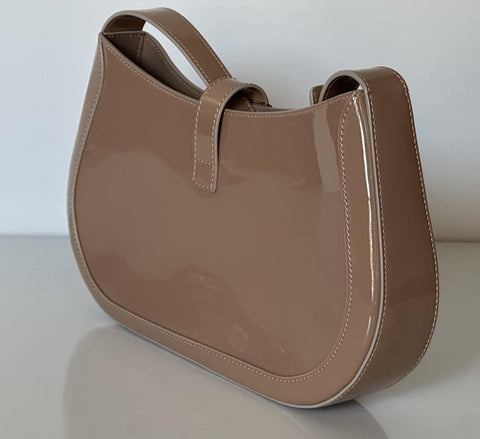 Versace Greca Goddess Leather Blush Large Hobo Bag 1013166 Italy NWT $1795