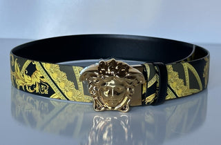 Versace Medusa-Buckle Reversible Leather Belt 85 (34) DCU6705 NWT $625
