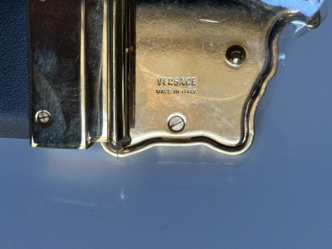 Versace Medusa-Buckle Reversible Leather Belt 85 (34) DCU6705 NWT $625