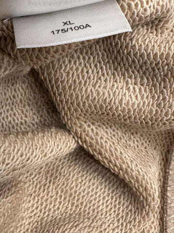 Burberry Talley Checked Sweatshirt with Hoodie Soft Fawn XL 8084392 NWT $760