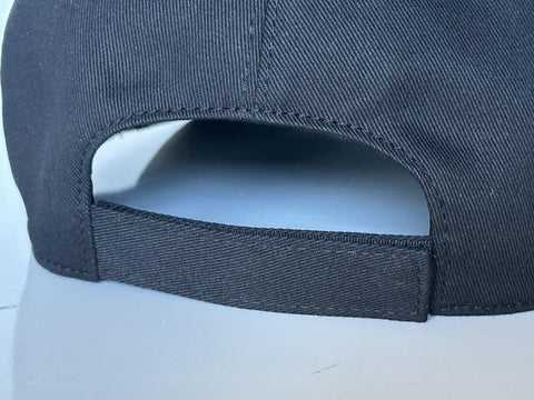 Versace Embroidered Logo Baseball Cap Hat Black/Gold 59 IT ICAP006 NWT