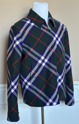 Burberry Claydon Vine Royal IP Check Wool Jacket 42 US (52 Eu) 8104155 NWT $1790
