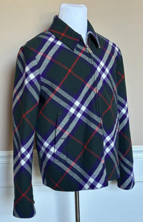 Burberry Claydon Vine Royal IP Check Wool Jacket 44 US (54 Eu) 8104155 NWT $1790