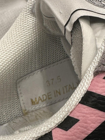 Versace Greca Women’s Medusa Pink/Yellow/Gray Sneakers 7.5 US (37.5) 1014316 NIB