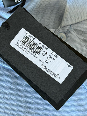 Versace Medusa Piquet Cotton Blue Short Sleeve Polo Shirt 5XL A89507S NWT