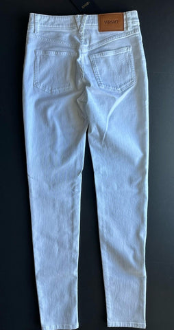 Versace Women’s Denim Stretch White Jeans Size 25 US 1013135 IT NWT $975