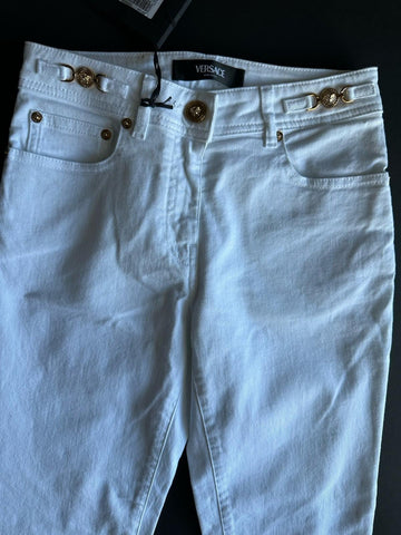 Versace Women’s Denim Stretch White Jeans Size 25 US 1013135 IT NWT $975