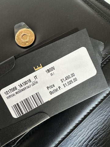 Versace Medusa Biggie Black Vertical Crossbody Leather Bag 1017068 NWT $1450