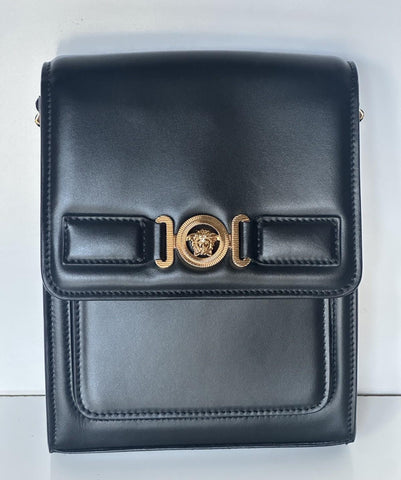 Versace Medusa Biggie Black Vertical Crossbody Leather Bag 1017068 NWT $1450