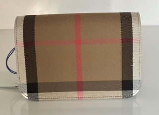 Burberry Madison MX House Check Crossbody Bag Limestone 8104432 NWT $1350