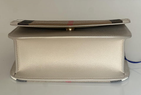 Burberry Madison MX House Check Crossbody Bag Limestone 8104432 NWT $1350