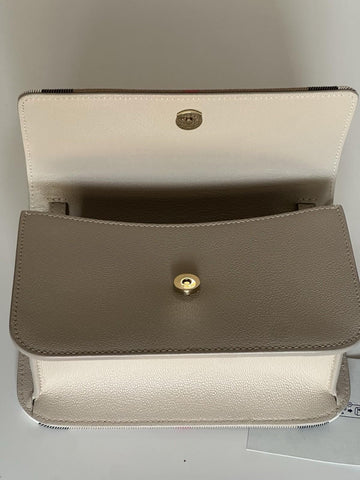 Burberry Madison MX House Check Crossbody Bag Limestone 8104432 NWT $1350