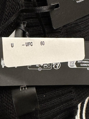 Versace Medusa Embroidered Knit Sweater Black 50 US (60 Euro) 1011884 NWT $1300